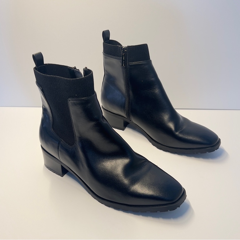 ANNE KLEIN Women’s 11 Black slip On Ankle Boot